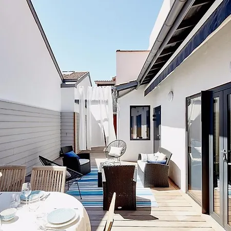 Moulleau Jolie Maison De Avec 3 Et Patio 度假居 *